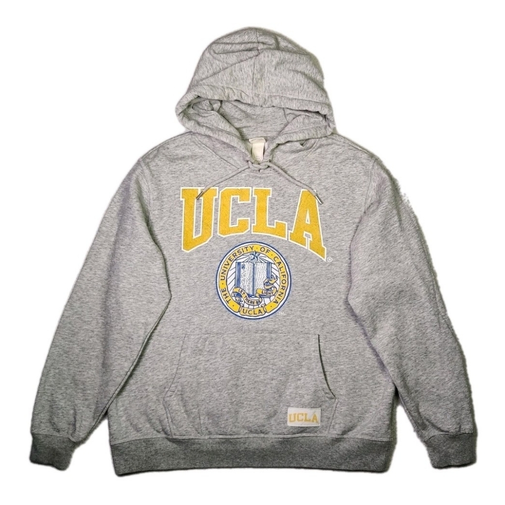 UCLA Bruins Hoodie Medium Gray NCAA Collegiate Sportswear Hooded Sweatshirt